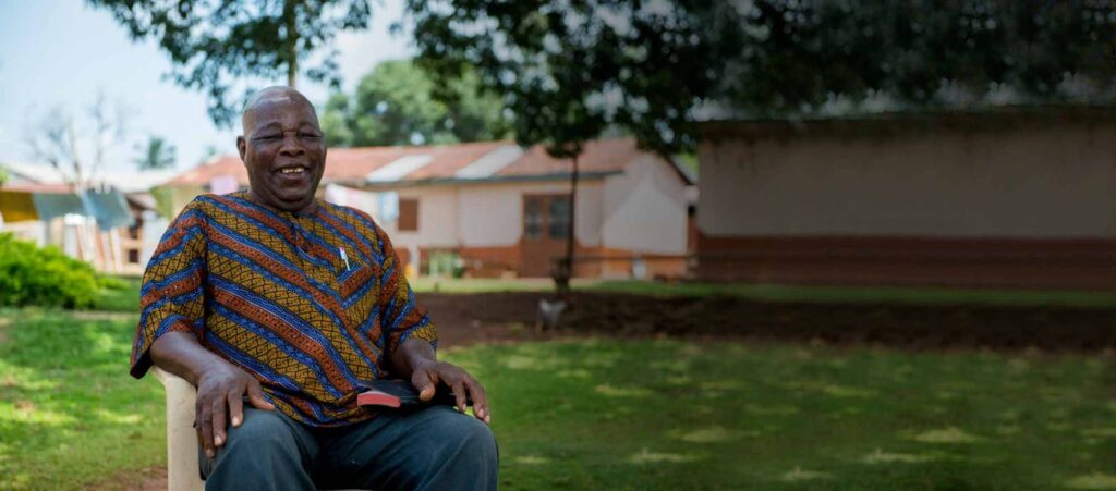 Isaac Kraboe, a resident of the Akpafu-Odomi village.