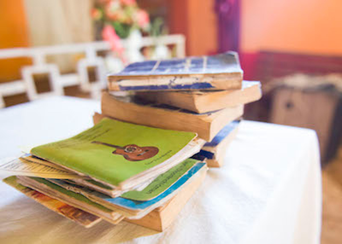Photo of literacy materials.