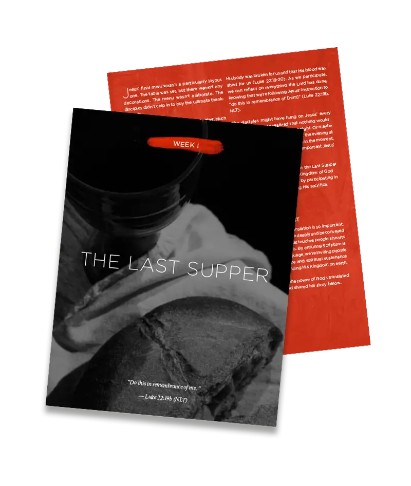 Lenten Devotional Sample
