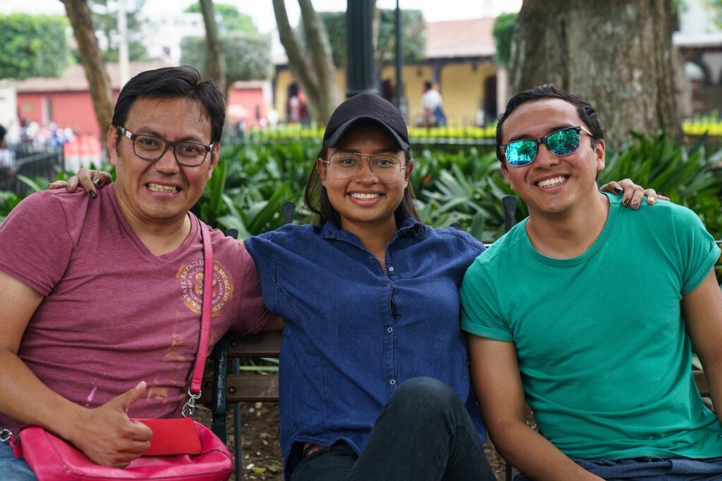 A group of Guatemalan church members. 