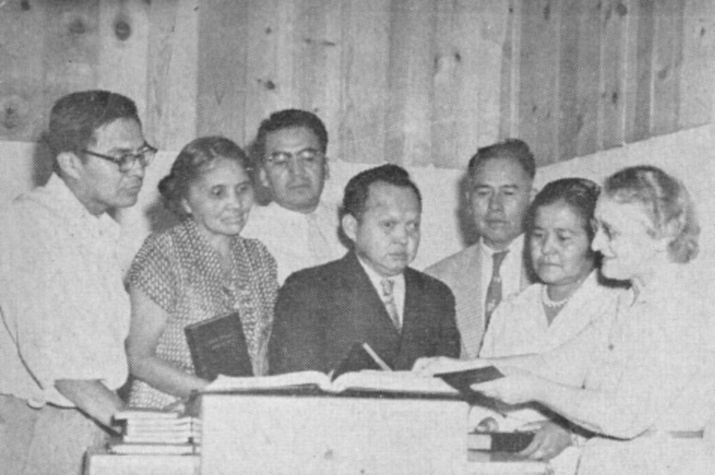 Navajo Christian leaders who aided Faye Edgerton in translating the New Testament into Navajo.