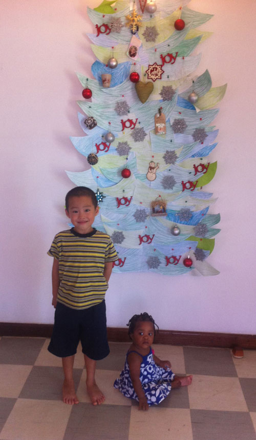 paper Christmas tree