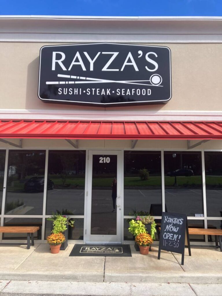 Rayza's sushi restaurant.