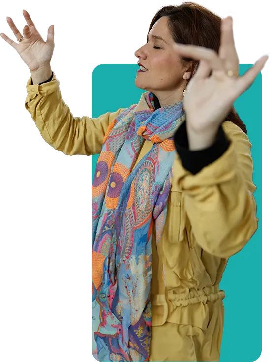 Woman in Spain signing