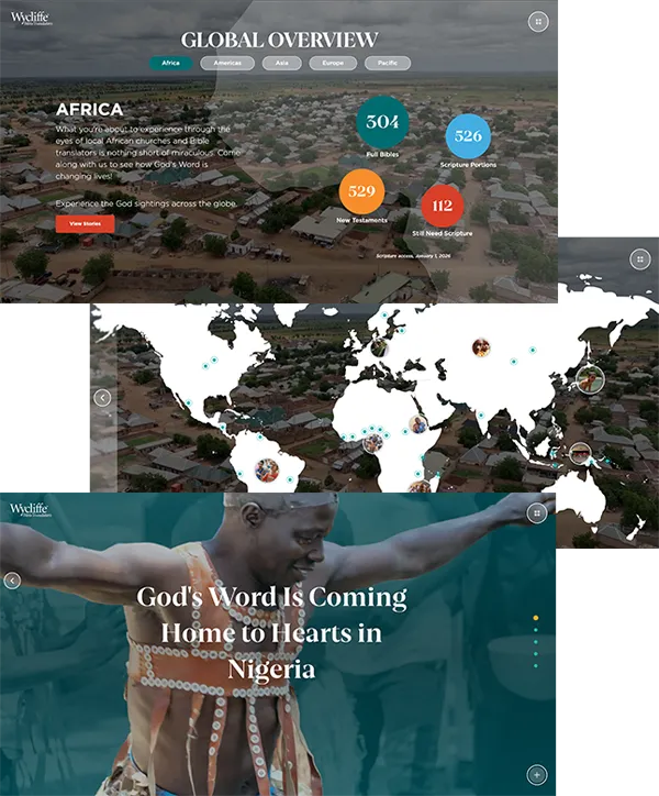 Bible Translation Experience Website
